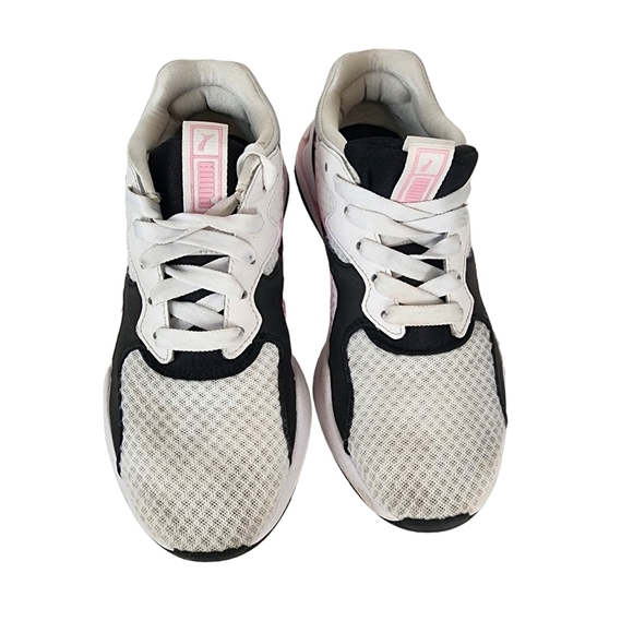 Puma Nova Women's sneakers shoes 90'S style white pink black Size 7 - Picture 9 of 9